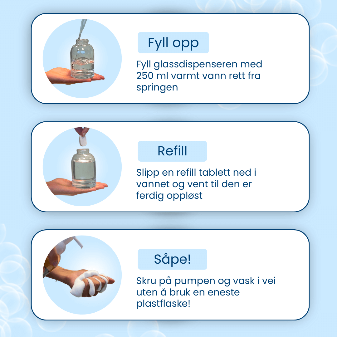 Håndsåpe refills 4pk