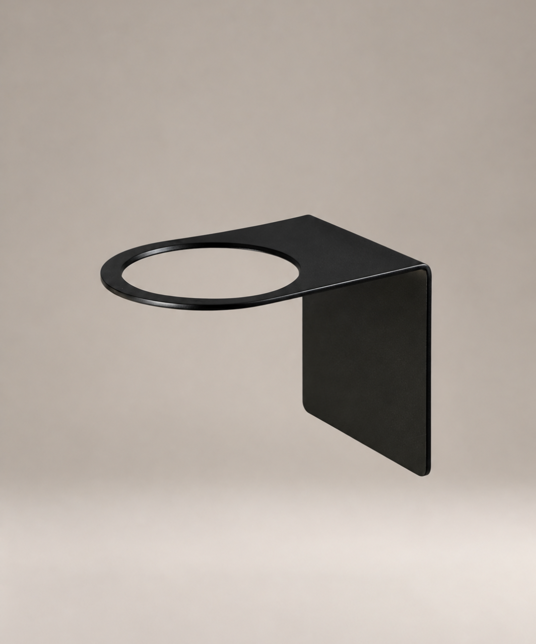 Elico matte black stainless steel wall mount for the body wash dispenser
